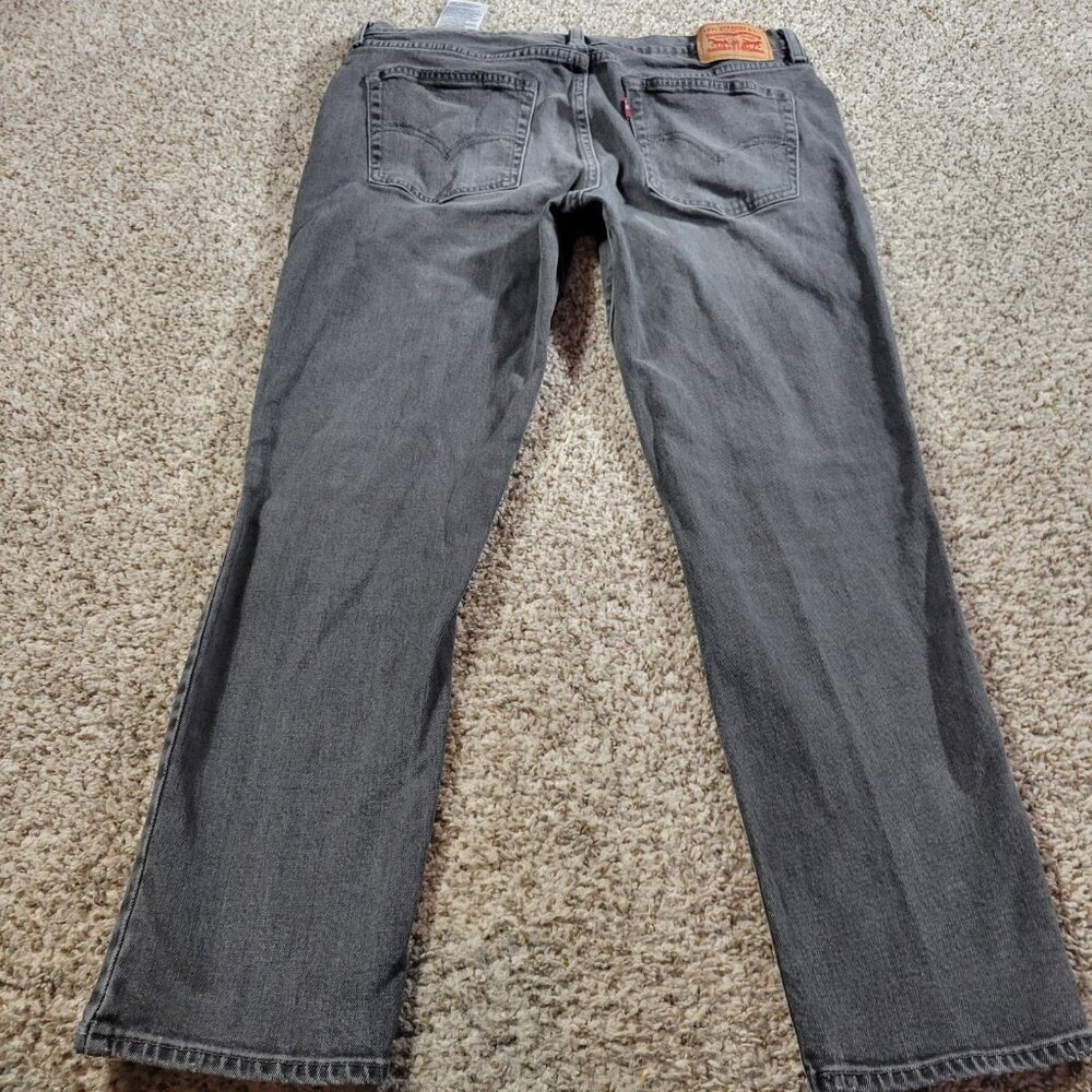 Levi's Jeans Womens 30x26 Gray Boyfriend Denim Distressed - Picture 5 of 8